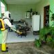  Nebulizao em Vitoriana por conta de dois casos de dengue confirmados no Distrito