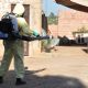 Vigilncia Ambiental realiza nebulizao na Vila So Lcio por conta de um caso de dengue