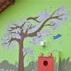 Escola do Monte Mor ganha desenhos em paredes de artista plstica