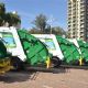 Botucatu apresenta nova frota de caminhes coletores de lixo
